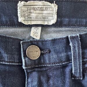 Current/Elliott Indigo Denim Pants